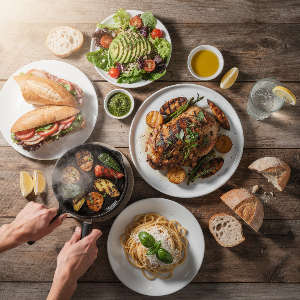 Giusseppe comida fresca, facturas y helados hechos en el momento - productos de calidad premium